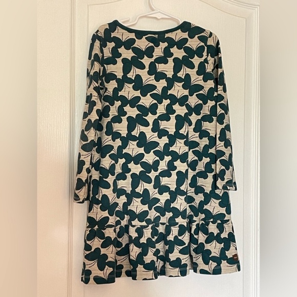 NWOT. Butterfly Print Long Sleeve Dress - Picture 4 of 7